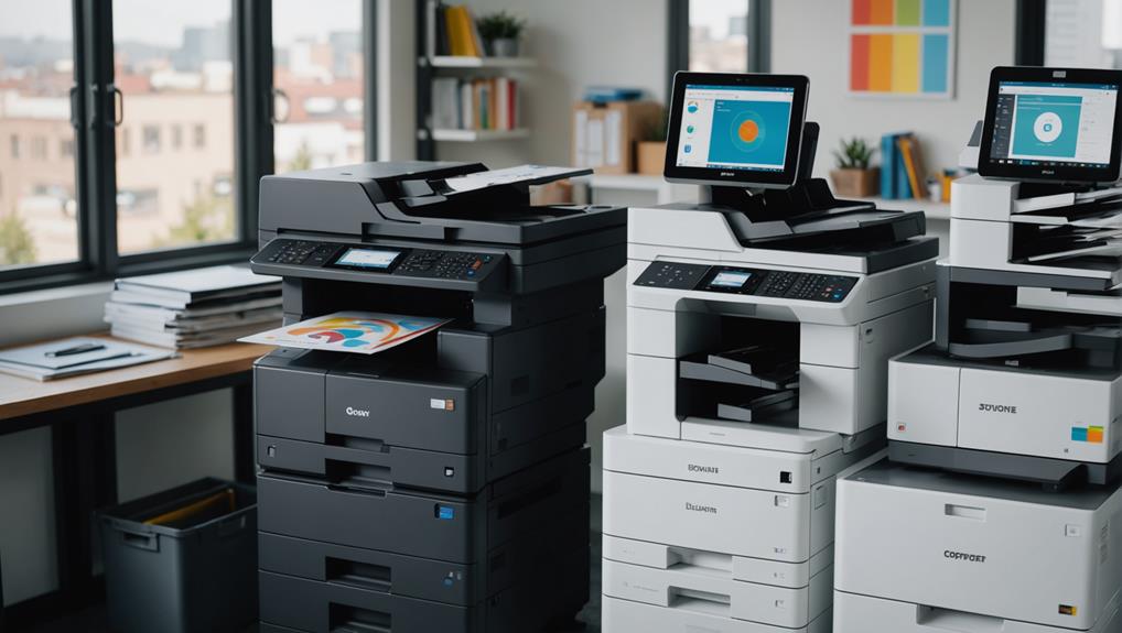 Multiple Printer Types